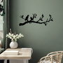 Wallity Escaped Birds Gancho metálico de pared Negro